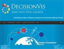 Tablet Screenshot of decisionvis.com